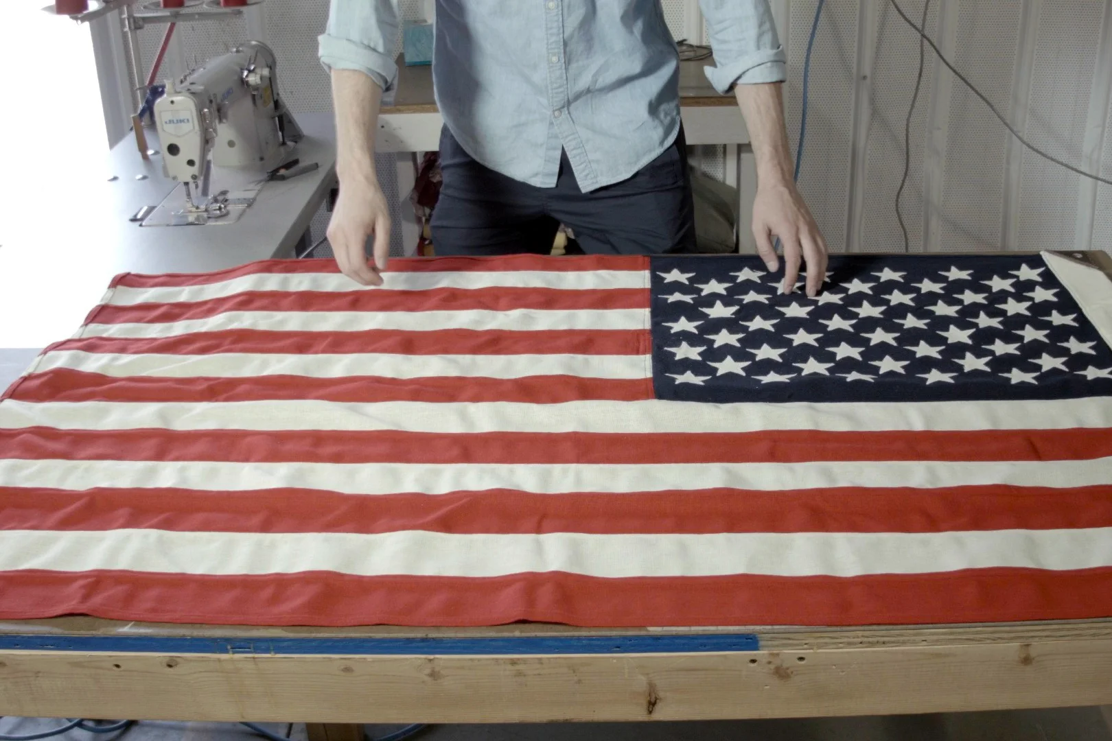 We set out to recreate the American Flag for someone who appreciates fine details. To present it as a work of art that you could feel good hanging in your home and would compliment any interior. . 