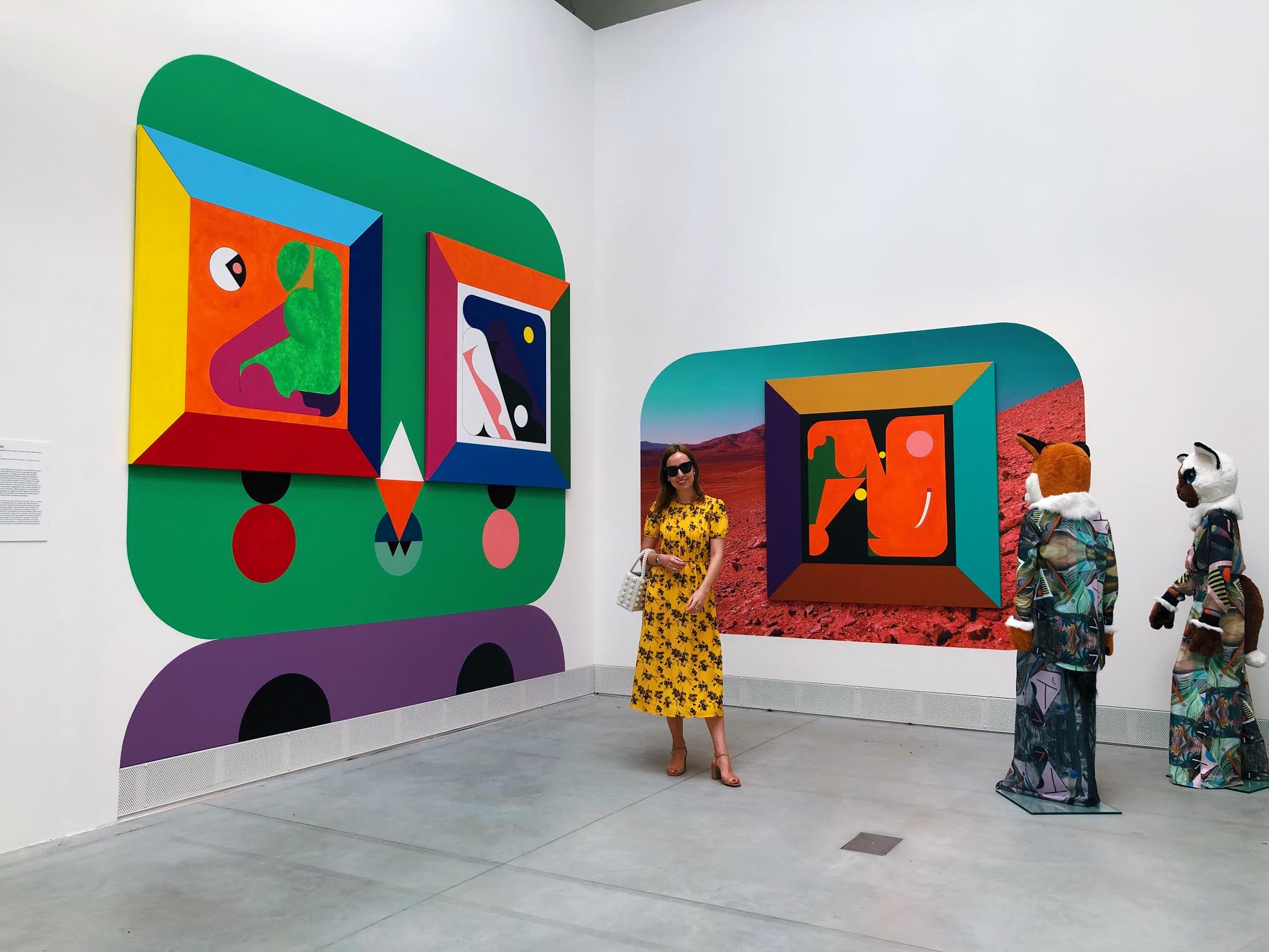 Ad Minoliti ’Mural’ , 2019 at Venice Biennale.