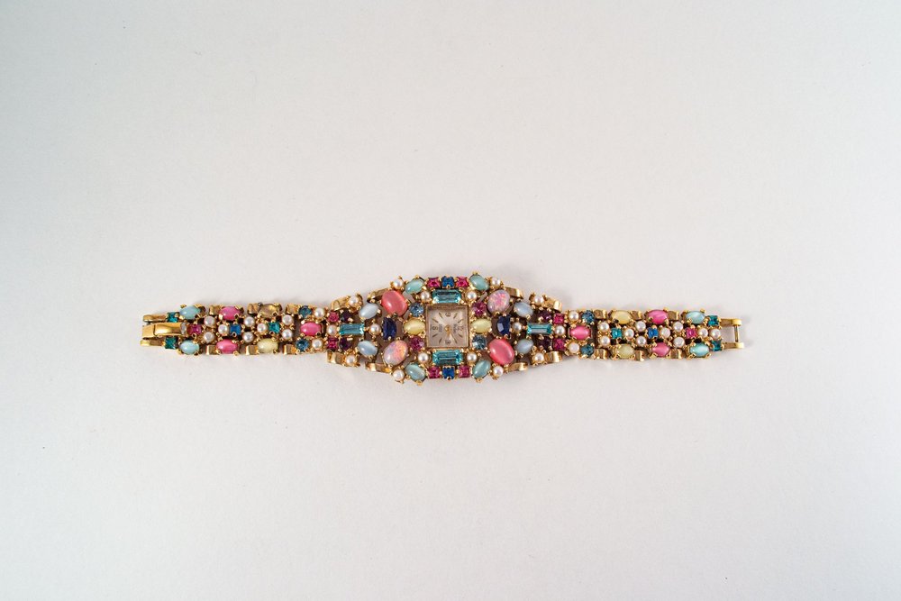 VINTAGE PEDRE WATCH Vintage Pedre 17 Jewels 10k GF Bracelet & 10k. RGP. Bezel  main image 4
