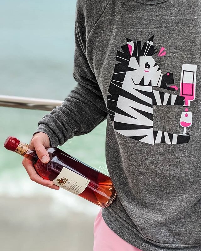 Next week, we ros&egrave; &amp; ride!  Limited edition Wesley Stripes sweatshirt, created in partnership with the devilshly dapper &amp; sensationally salty @carlradke, and as seen on the recent &amp; downright epic season finale of @bravosummerhouse