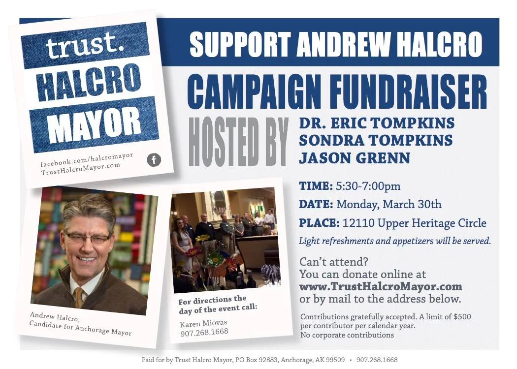 Campaign Fundraiser Event Invite