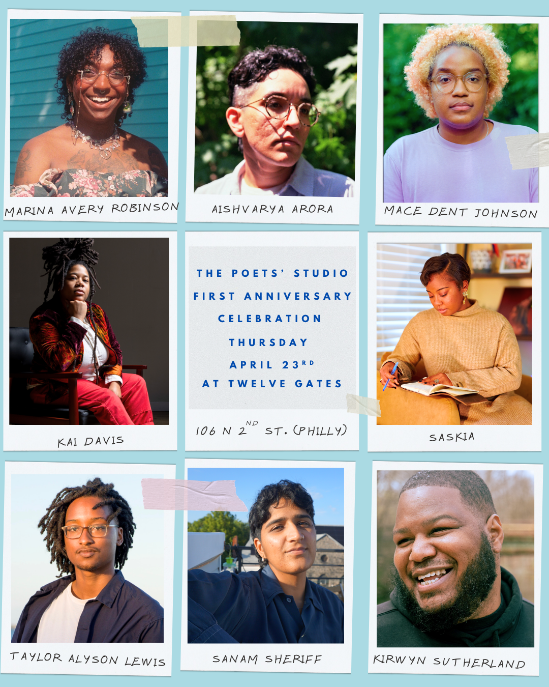 THE POETS' STUDIO: First Anniversary - April Writing Workshop  