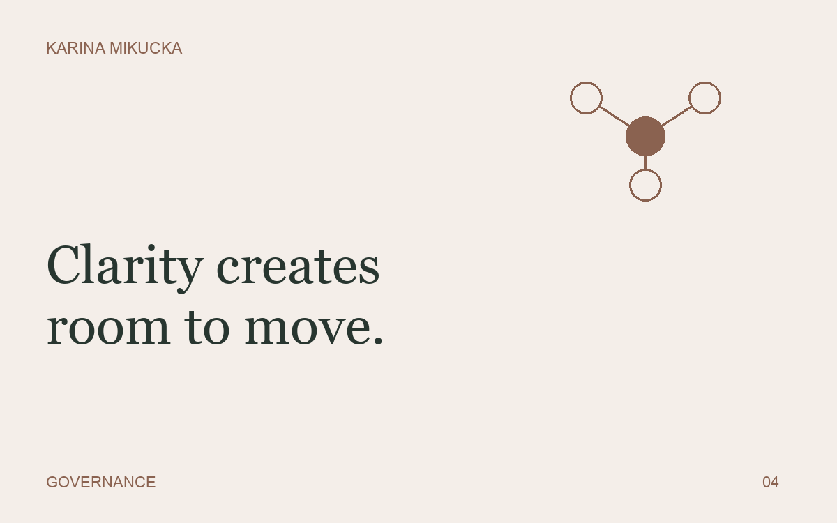 Governance Is the Accelerator