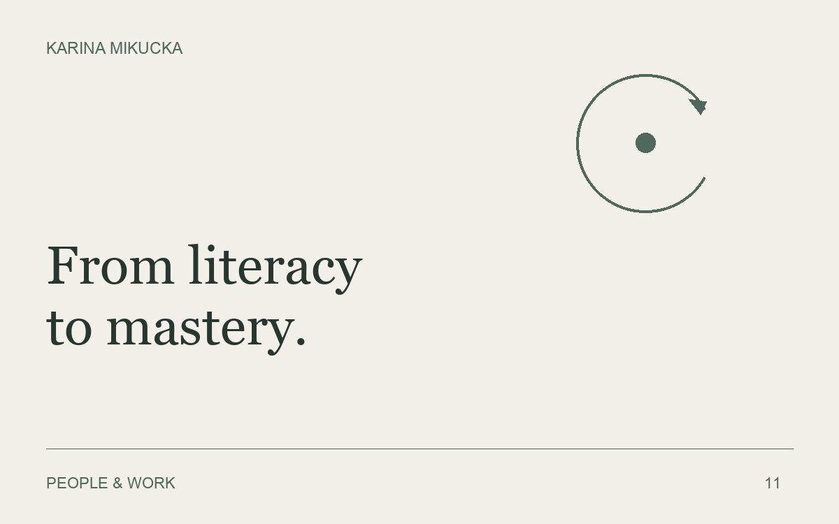 From AI Literacy to AI Mastery for Knowledge Workers