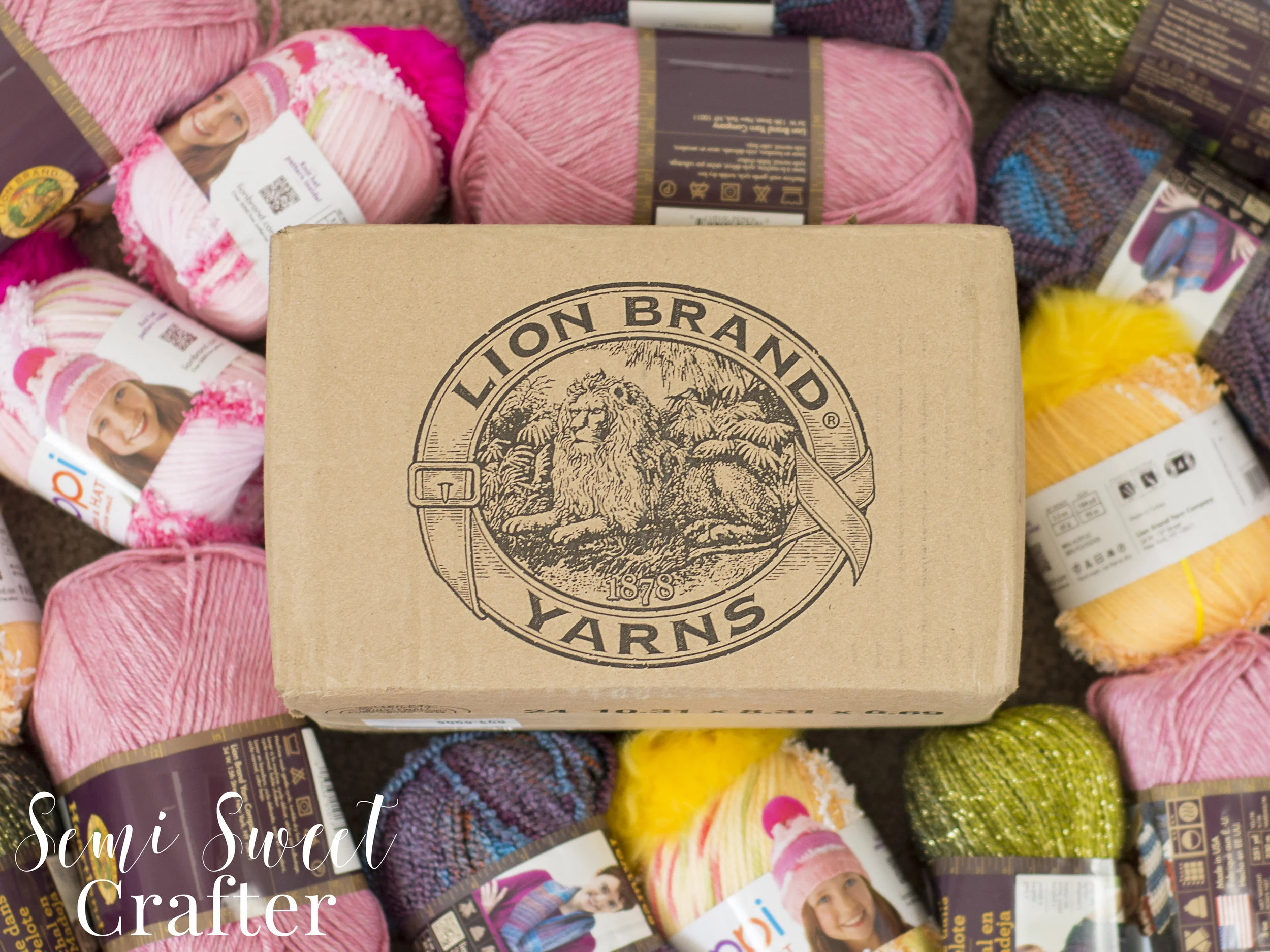 Lion Brand Yarn Mystery Box Unboxing