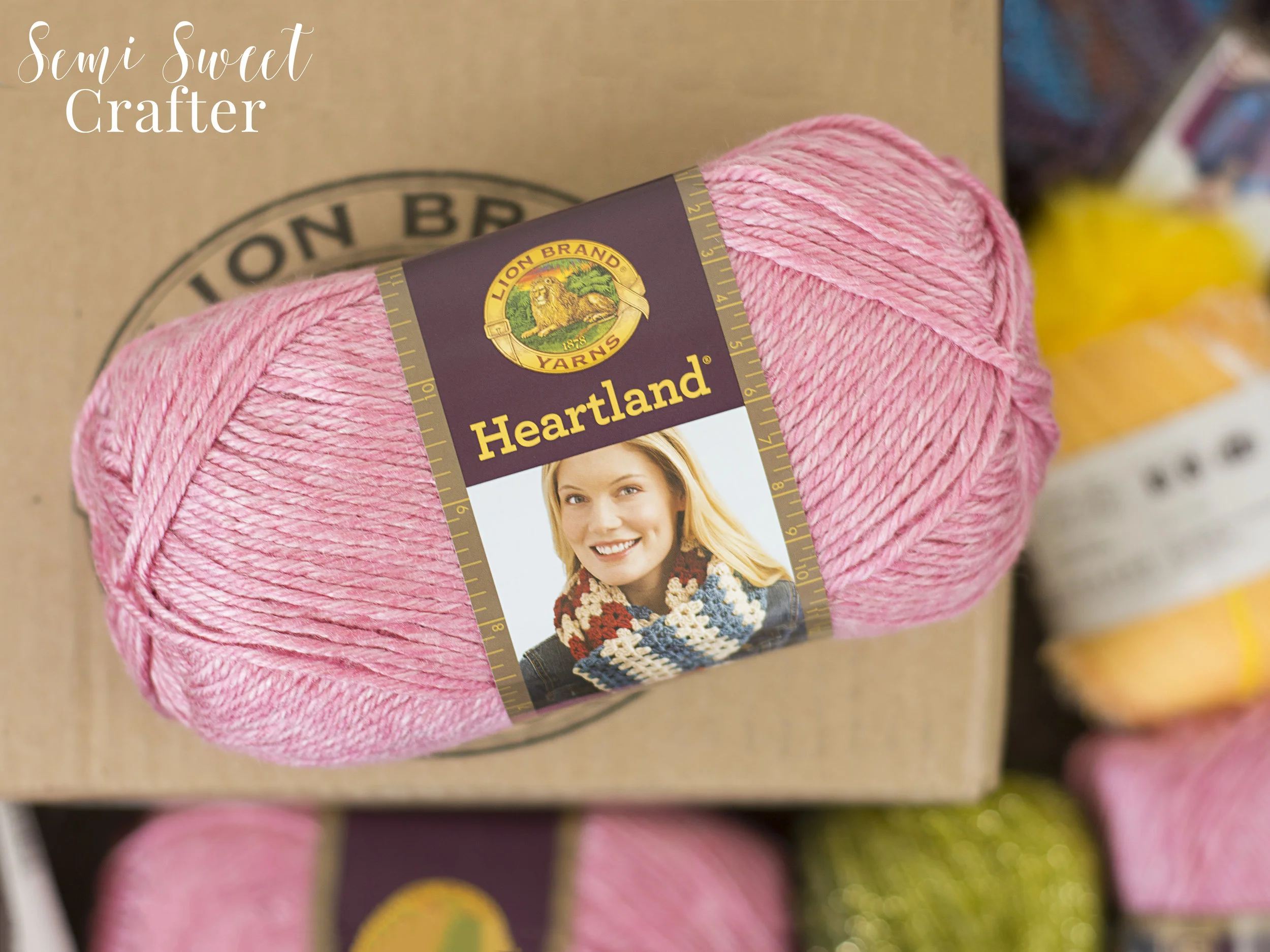 Lion Brand Yarn Mystery Box Unboxing