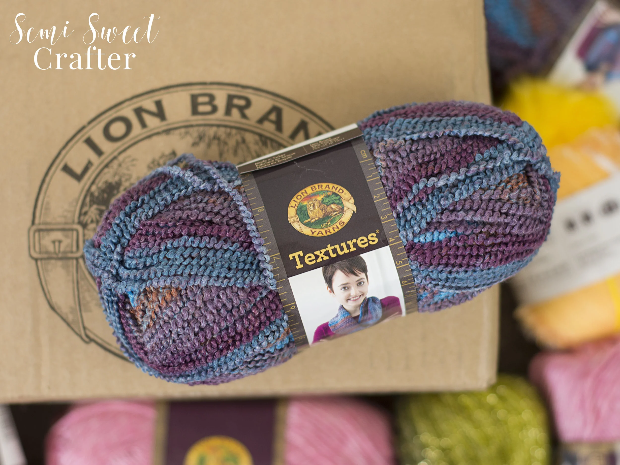 Lion Brand Yarn Mystery Box Unboxing