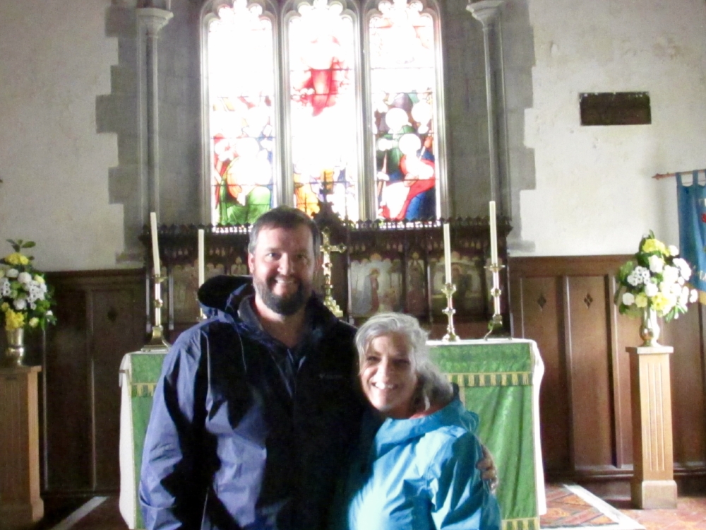 POSSIBLY THE SAME SPOT BRIAN'S GREAT-GREAT-GREAT GRANDFATHER AND GRANDMOTHER WERE MARRIED IN 1851.