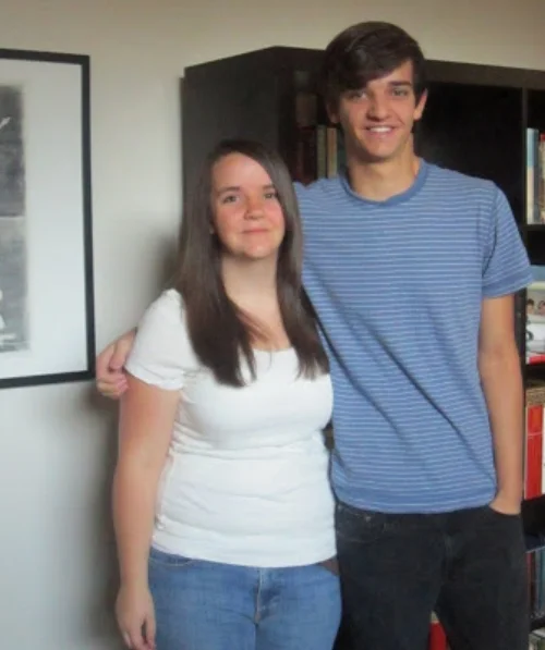 Kendra's first day of 10th grade / Alex's first day of senior year