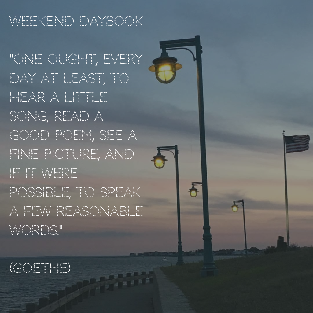Weekend Daybook [September, 1]