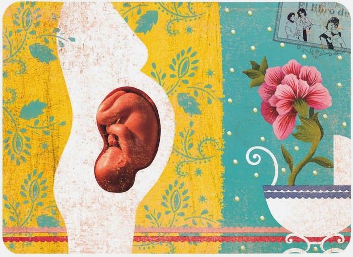 Illustration of Pregnancy by Rebeca Luciani