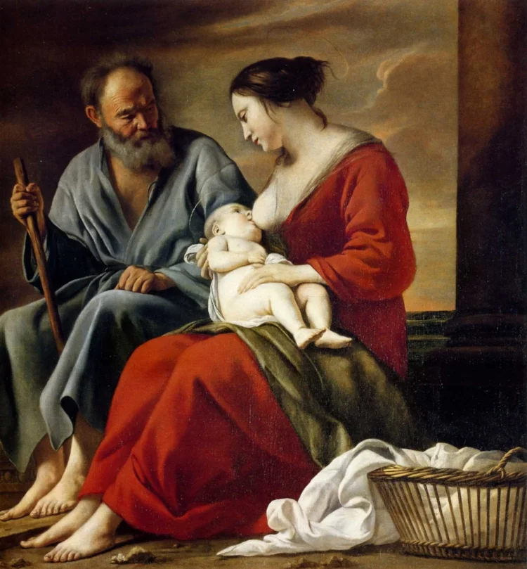 Rest of the holy family by Le Nain brothers (source)