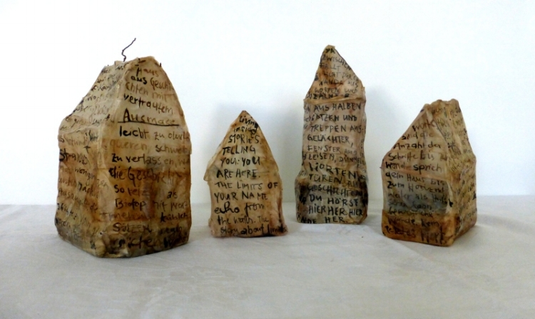 Walls From Words and Stories by Ines Seidel ( source )