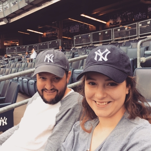 A good man from our church gave us the work VIP tickets he couldn't use. The Yanks lost, but we loved our time anyway!