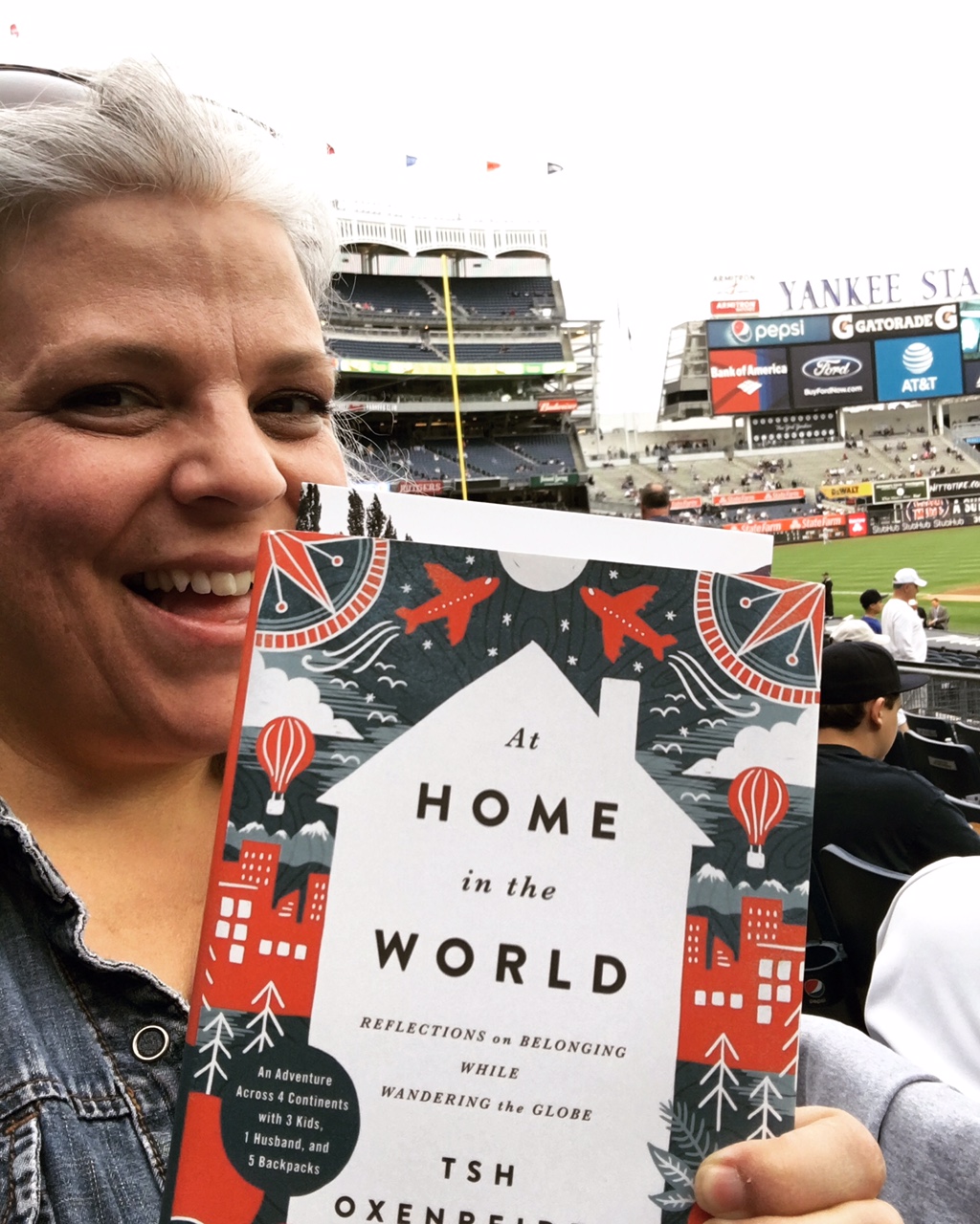 Reading at Yankee stadium