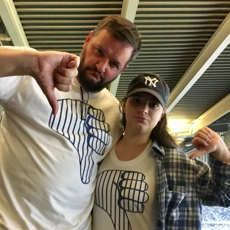 Thanks to Aunt Young-Mee (and her generous friends), Natalie and Brian got to see Game 5 of the ALCS live at Yankees stadium.