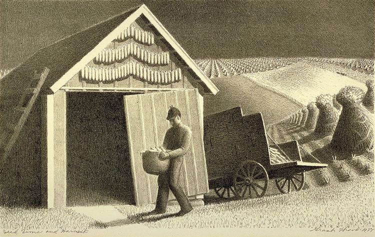 Seed Time and Harvest  Grant Wood, 1937 