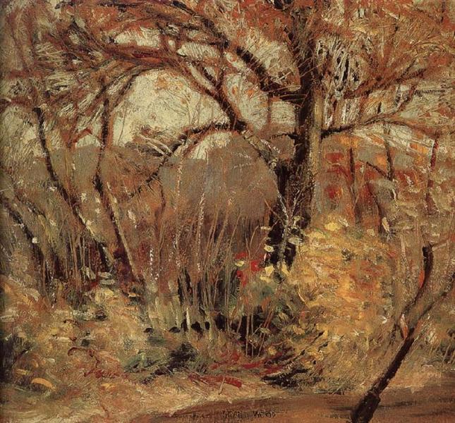  The Landscape of Autumn, 1919  Grant Wood 