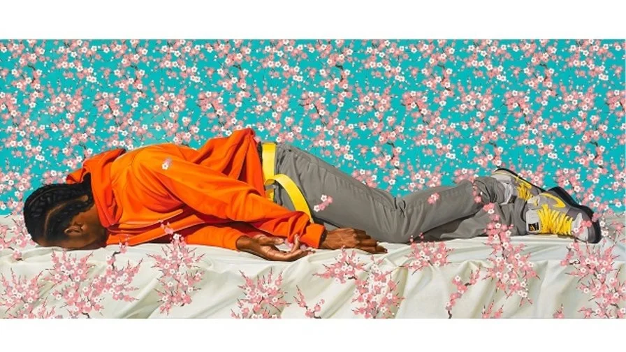 ( after ) The Virgin Martyr Saint Cecilia by Kehinde Wiley ( source ) h/t Art & Theology blog by Victoria Emily Jones