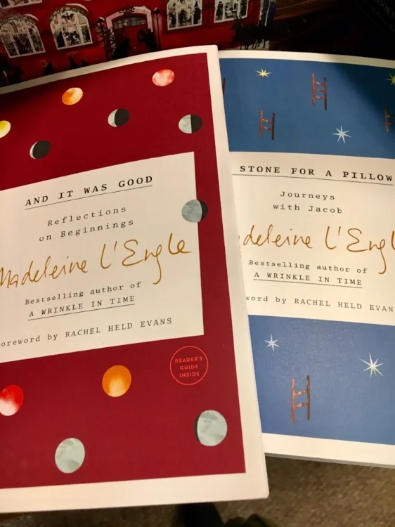Saw these lovely fresh releases of some l'engle favorites at a bookstore in November. didn't buy them ... yet.