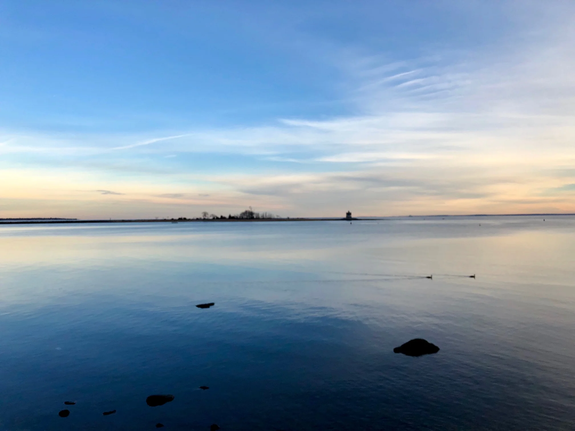 January walk at St. Mary’s by the Sea in Black Rock (Bridgeport)