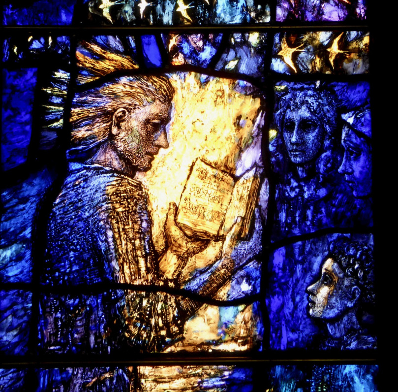 JESUS READING FROM ISAIAH ... "HE HATH SENT ME TO HEAL THE BROKENHEARTED, TO PREACH DELIVERANCE TO THE CAPTIVES, AND RECOVERING OF SIGHT TO THE BLIND, TO SET AT LIBERTY THEM THAT ARE BRUISED". ( Source )