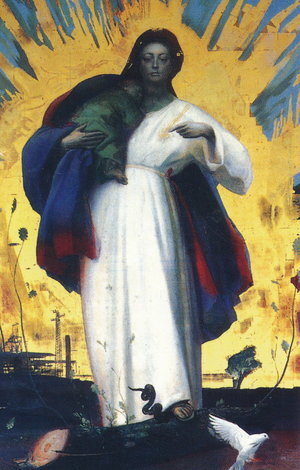  Immaculate Heart of Mary, Pietro Annigoni 