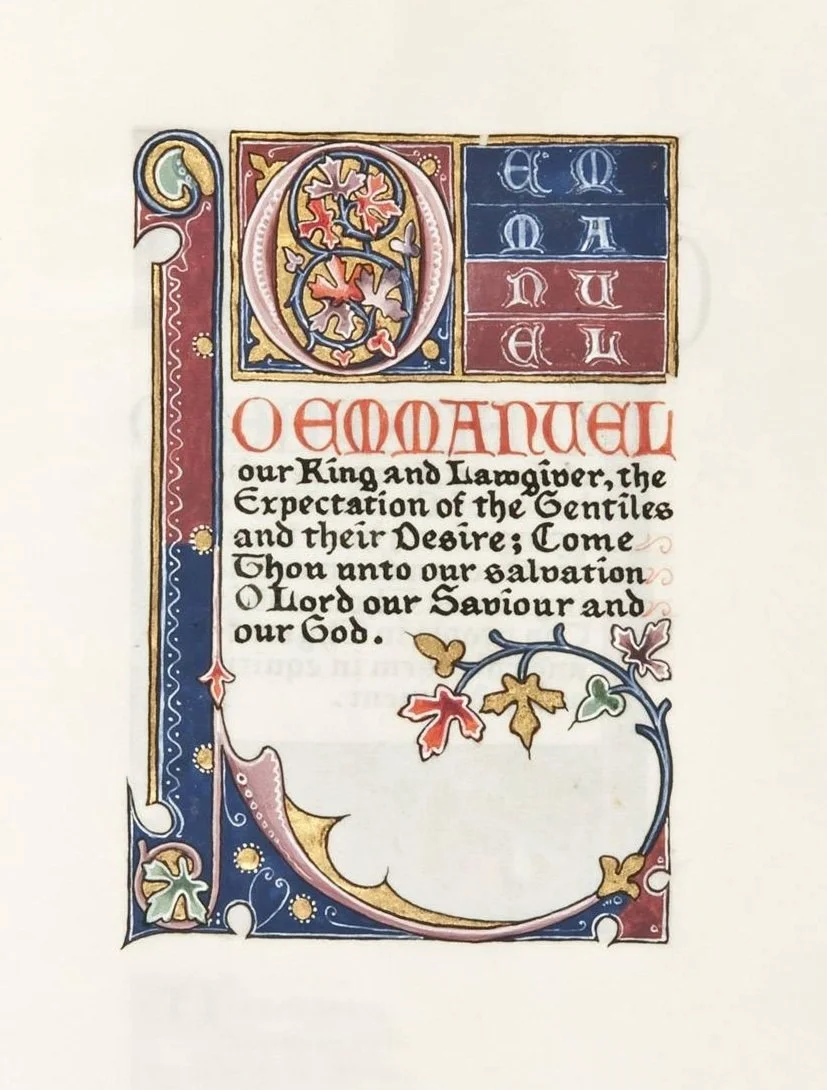 O Emmanuel: Christmas Daybook, 1 