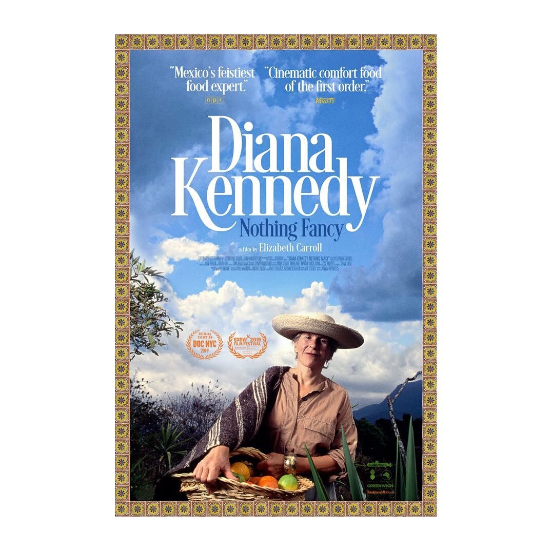 I wish I could take credit for calling her, &ldquo;The Indiana Jones of Food&rdquo; but it&rsquo;s what the @guardian called Diana Kennedy when this brilliant documentary about her came out in 2020. 

I feel like it&rsquo;s release might have gotten 