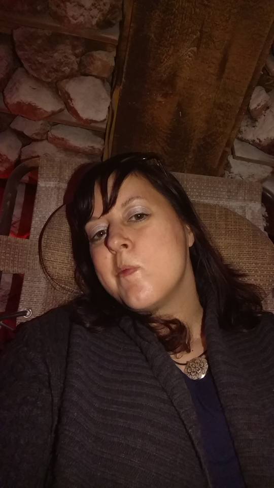 Me.... lol... selfie in the salt cave.