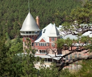 The lovely famed Armand Hammer Castle, right next to the Pecos and the hot springs. There are rumored tunnels beneath this castle, that go from one side of the river under it and to the other side.