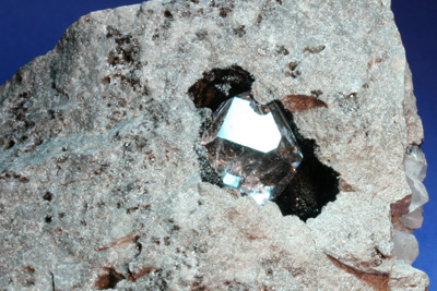 Yes, they do look like this when you find a really good one. Then you spend your time carefully removing it so you do not ruin the crystal.