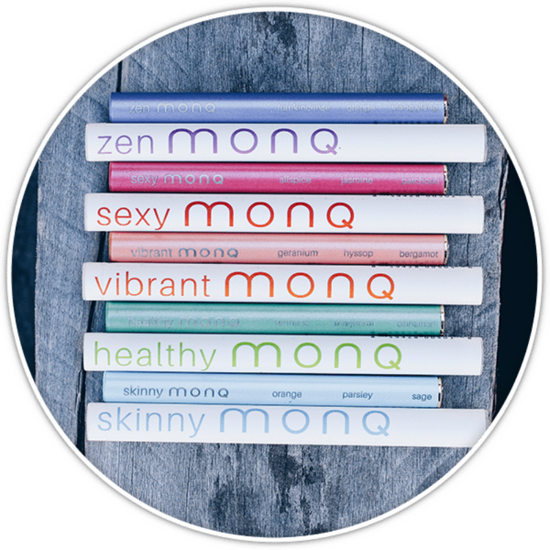 Forget the smoke break. Go for the happy, or zen break. These are electronic cigarette looking things, that let you inhale a nice essential oil mix. Each one mixed for a different emotion. I LOVE THESE...