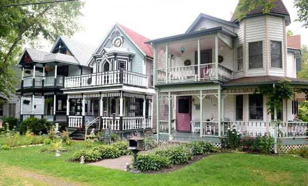 Many lovely homes, some all redone. Some need repairs. You may buy the house, but you cannot own the land. 