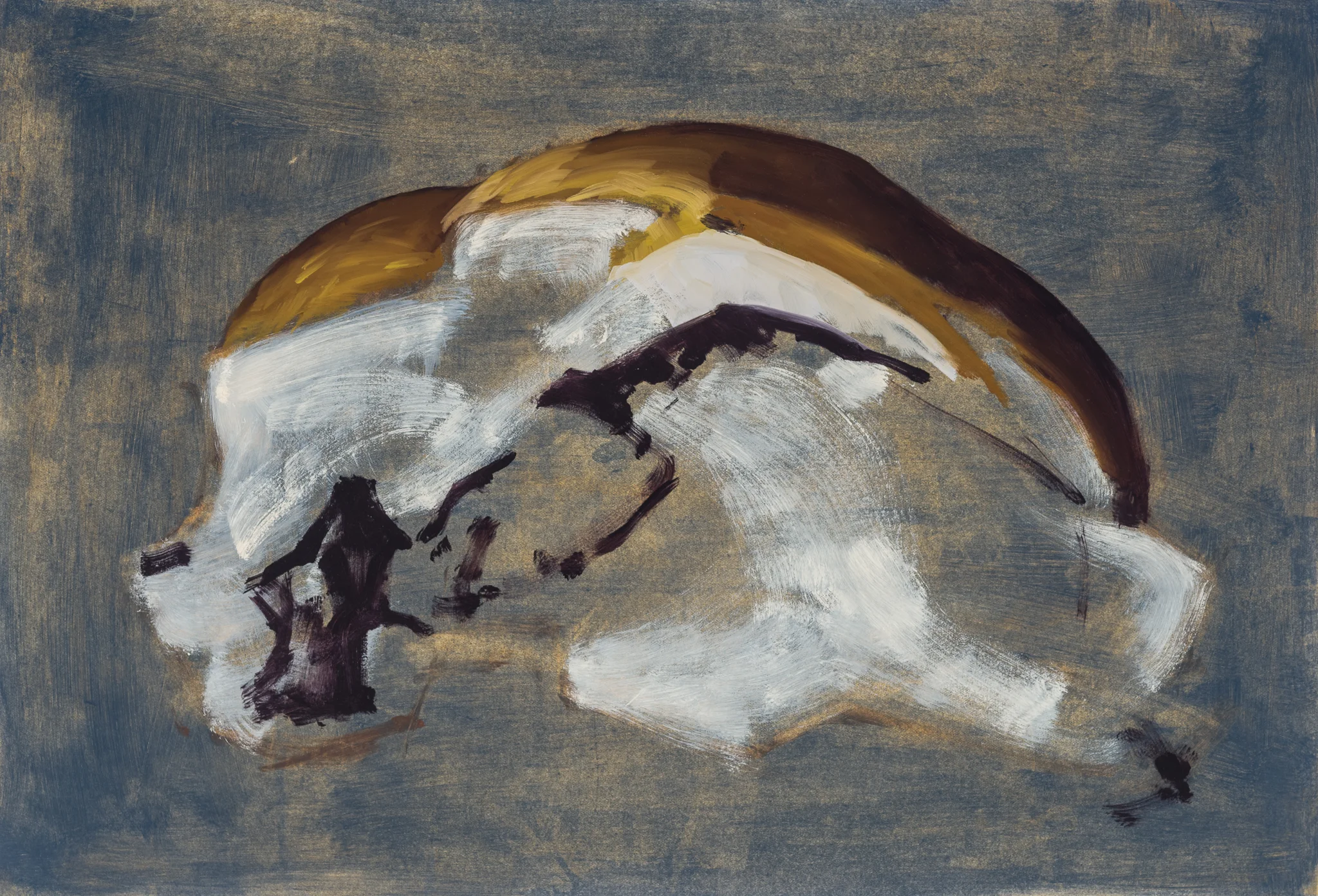  Ghost (Sold) 
 2017 
 20" x 14" 
 Oil on Paper 
