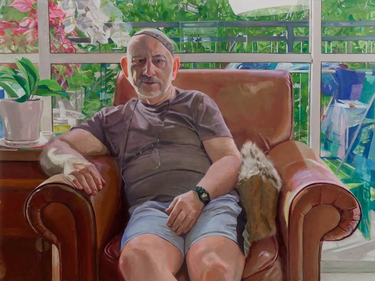  Dad 
 2025  48" x 36" 
 Oil on Canvas 

