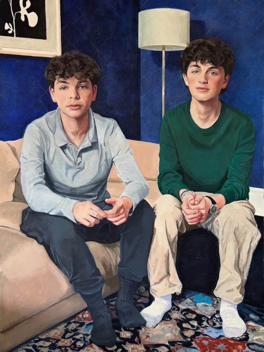  G&E 
 2025  34" x 50" 
 Oil on Canvas 
