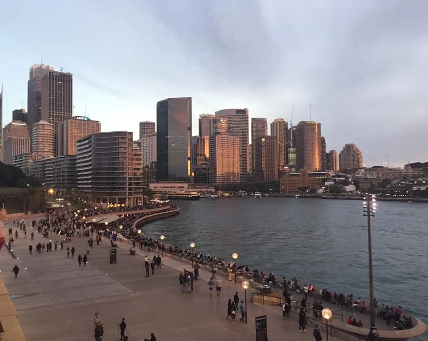 Downtown Sydney from the east side of the harbour