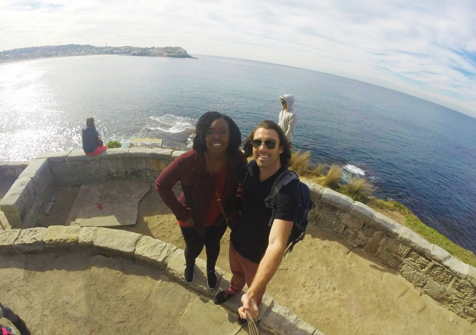 Along the Bondi to Coogee Coastal Beach Walk