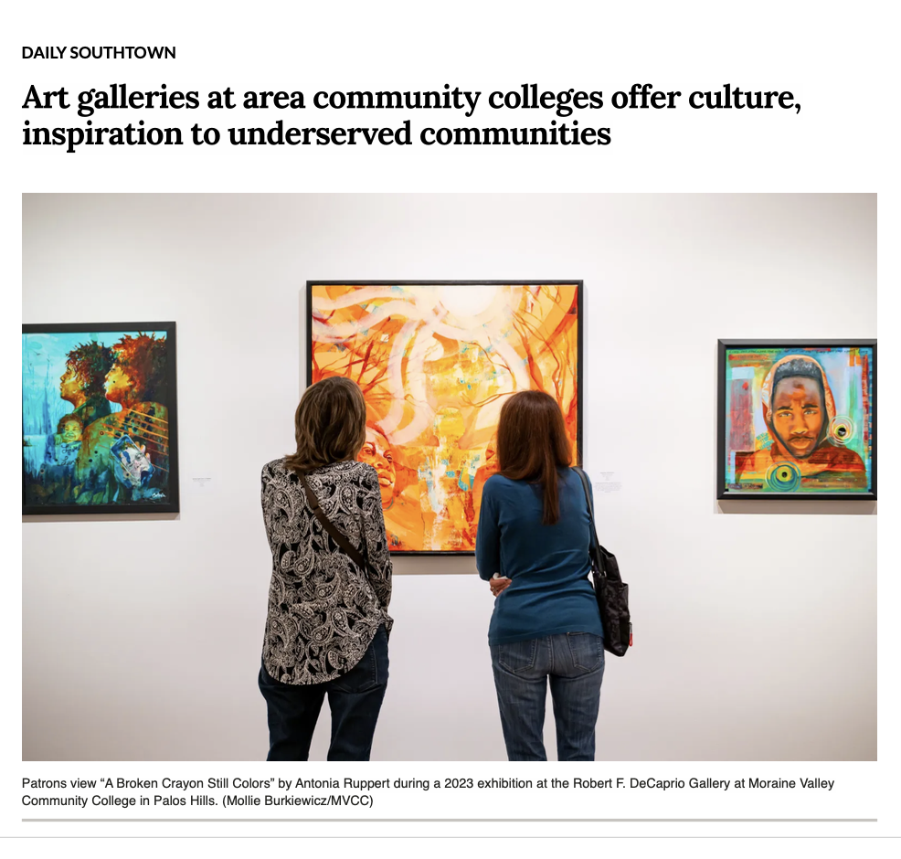 Art galleries at area community colleges offer culture, inspiration to underserved communities