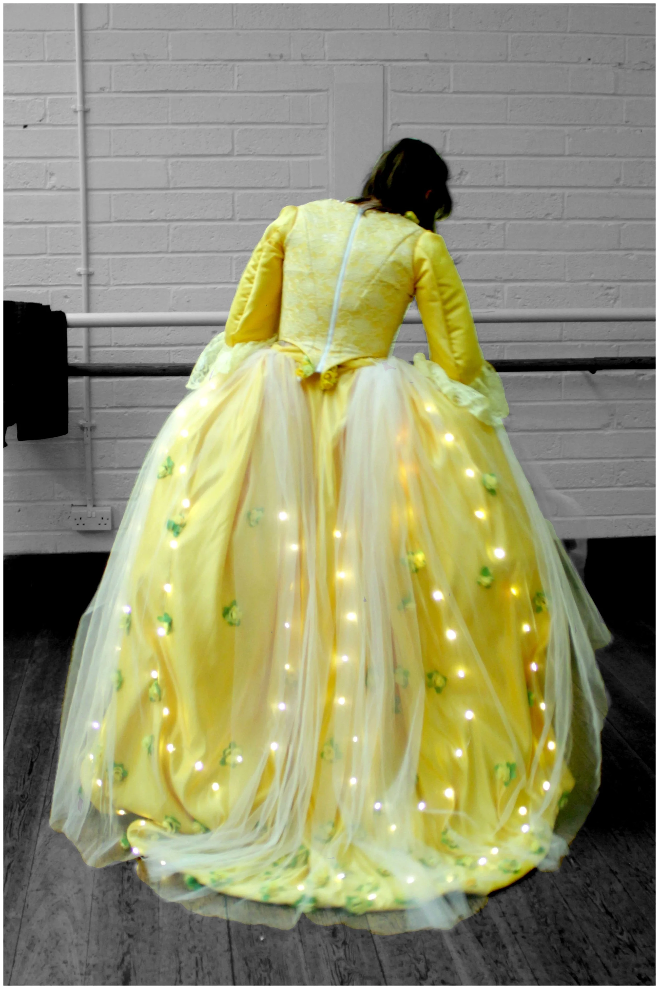Belle - Beauty and the Beast , 2017. Designed by Laura Lejeune for Midnight Costume Services, ommissioned by Scarlett Entertainment. 