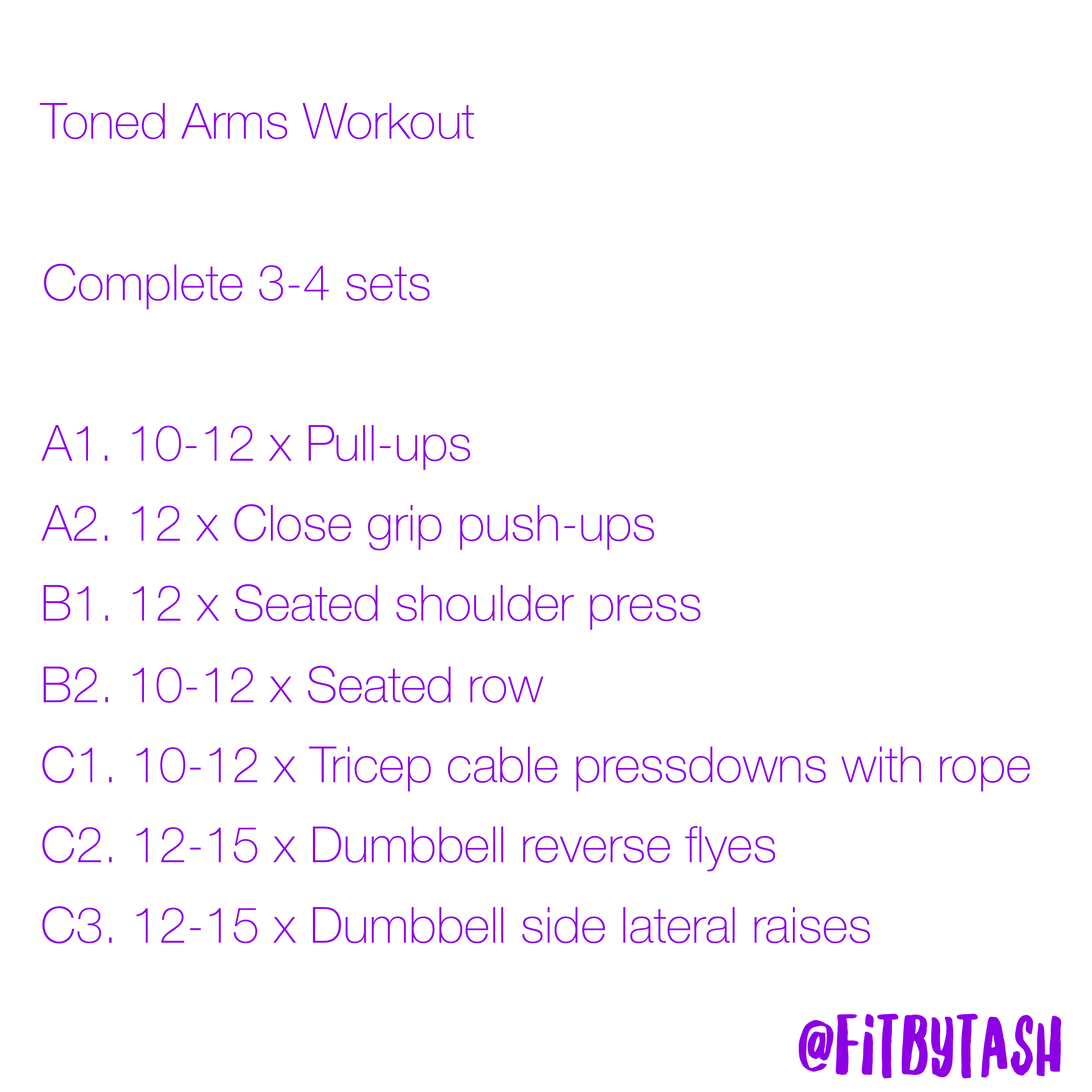 fit by tash — The Best Exercises to Get Toned Arms