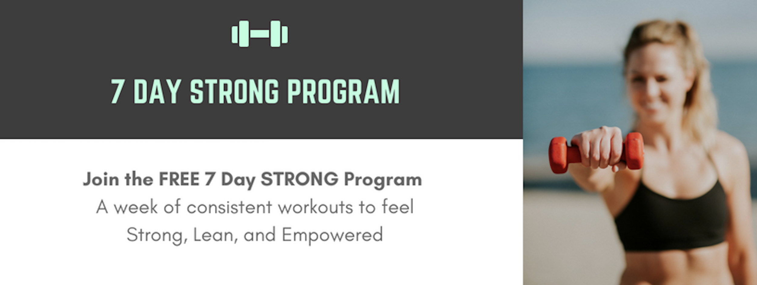 Free 7 Day Strong Program - A Week of Workouts