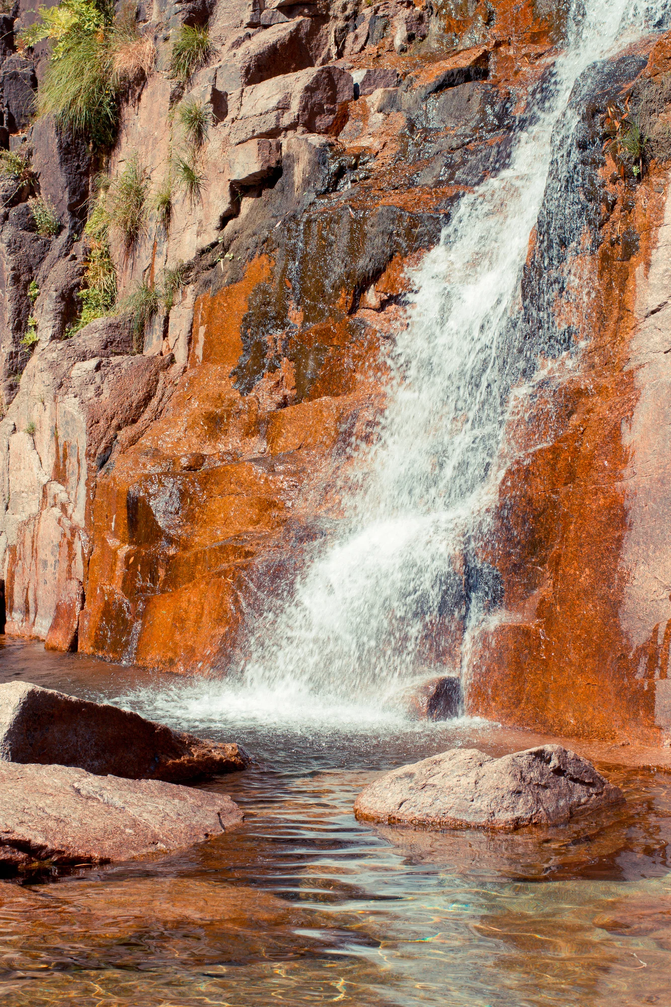 Hidden waterfalls.