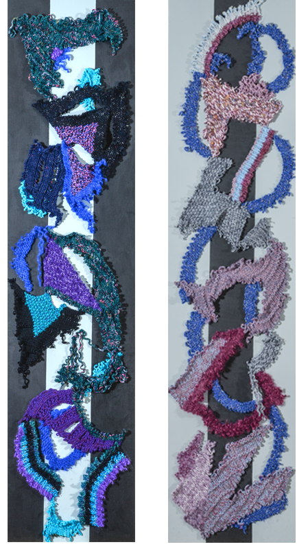 Colorful Cut-Up I and Colorful Cut-Up II 15 X 60