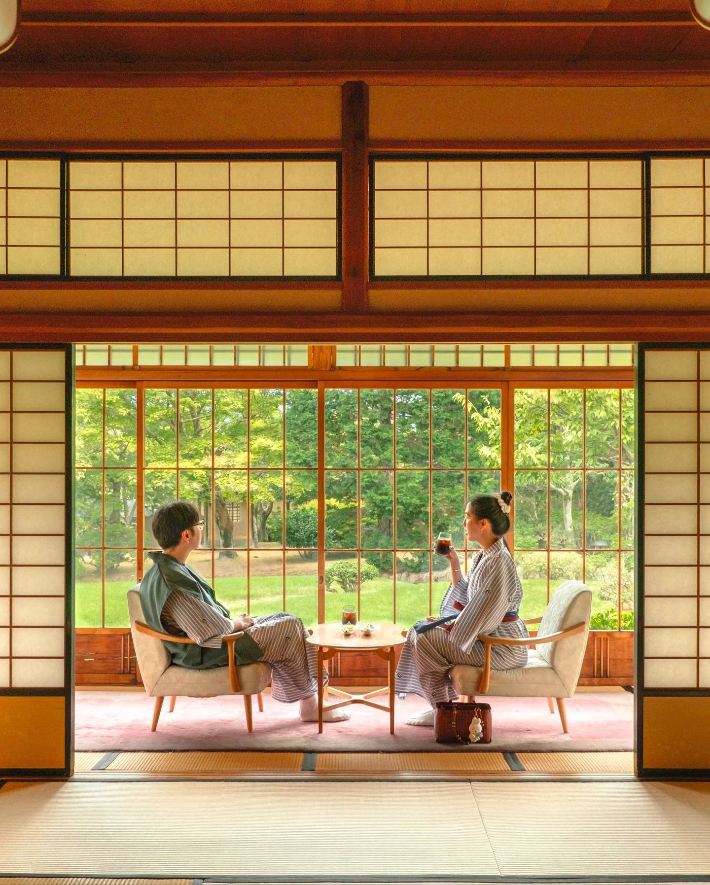 stayed at a traditional japanese ryokan last week that was built in the 1920&rsquo;s 🫶🏻🇯🇵