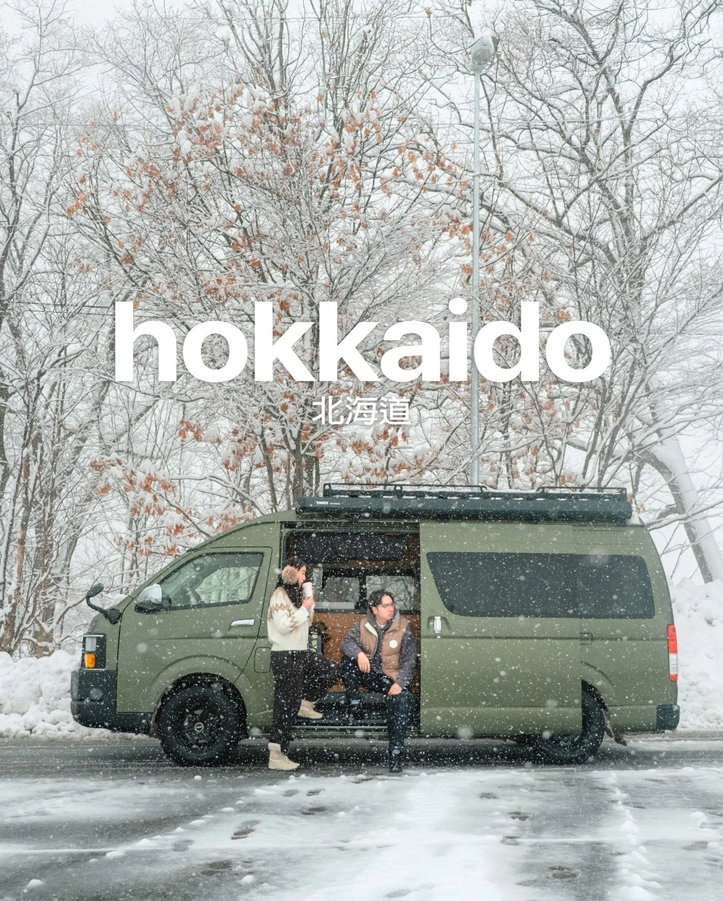 HOKKAIDO ❄️ (winter edition) it&rsquo;s our first time in the snow here. Can&rsquo;t wait to show you coming monday 📽️!