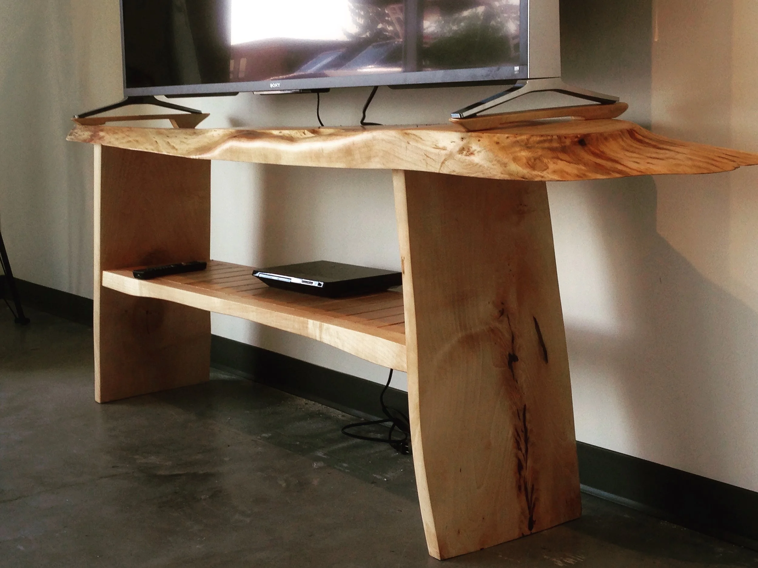 Maple T.V. Stand