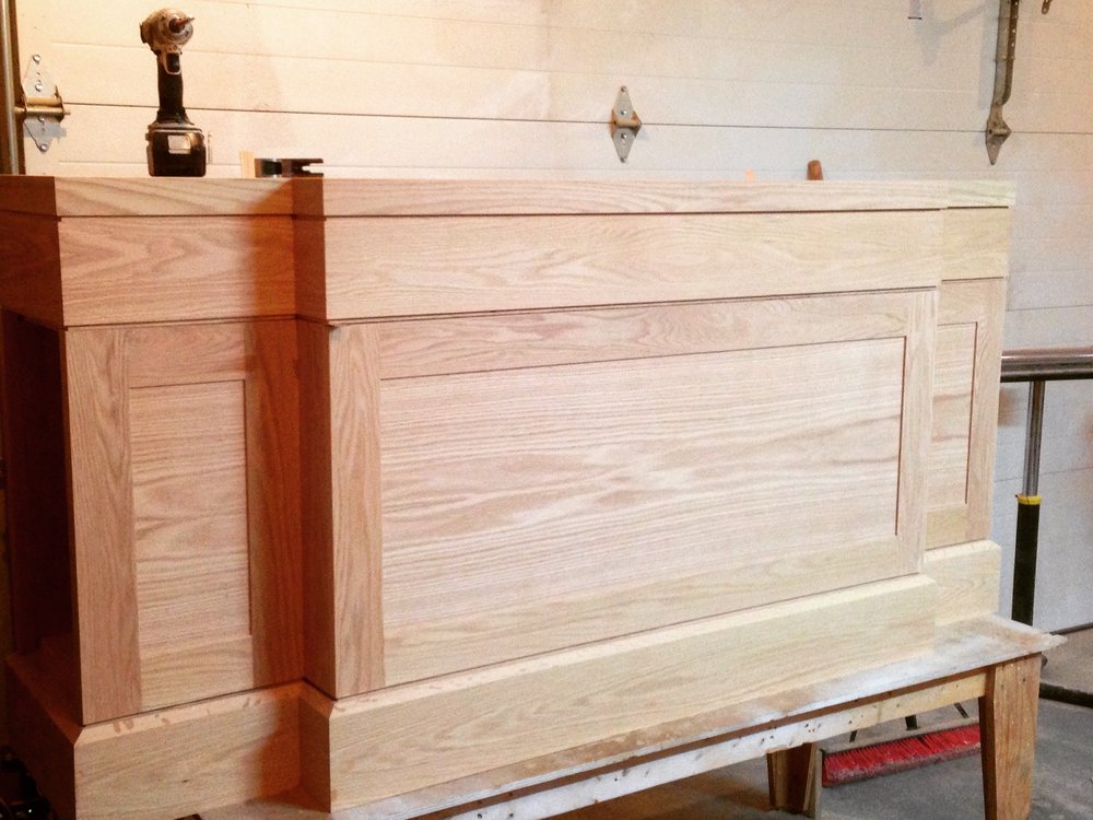 Oak TV cabinet