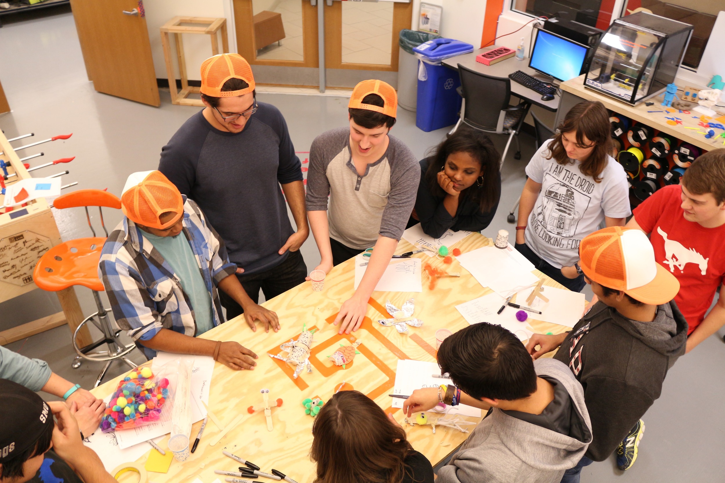Doing the Vibrobots activity prior to teaching it to Cub Scouts.